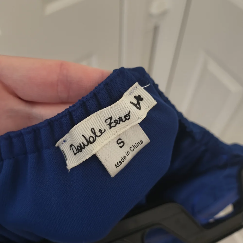 Double Zero Blue High Low Dress - Picture 3 of 3